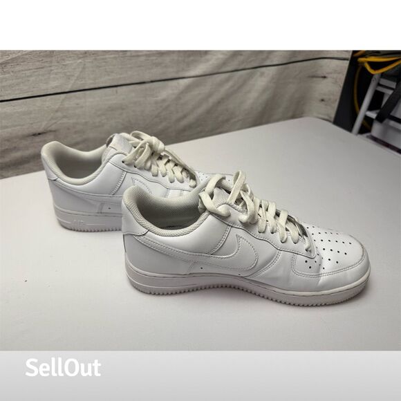Nike Other - Nike Air Force 1 '07 Low Men's White Sneakers Size 8.5 Casual